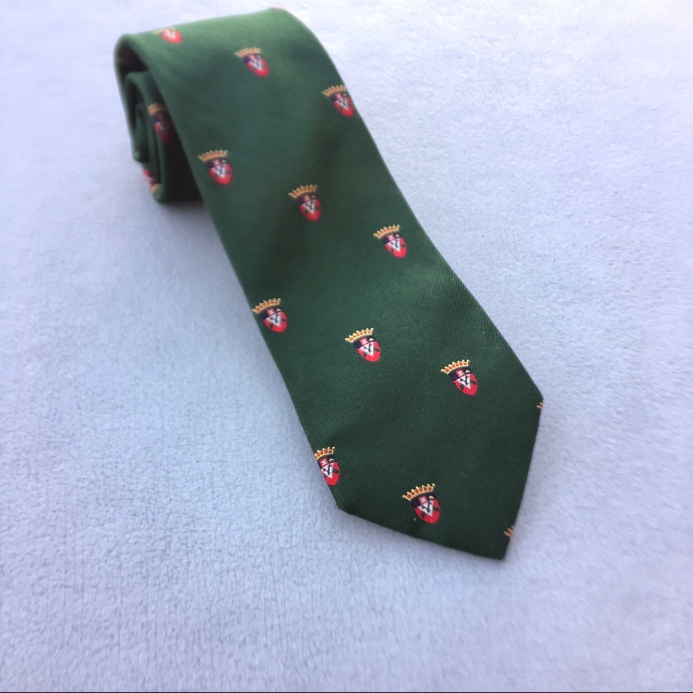 Abercrombie & Fitch Green Preppy Tie